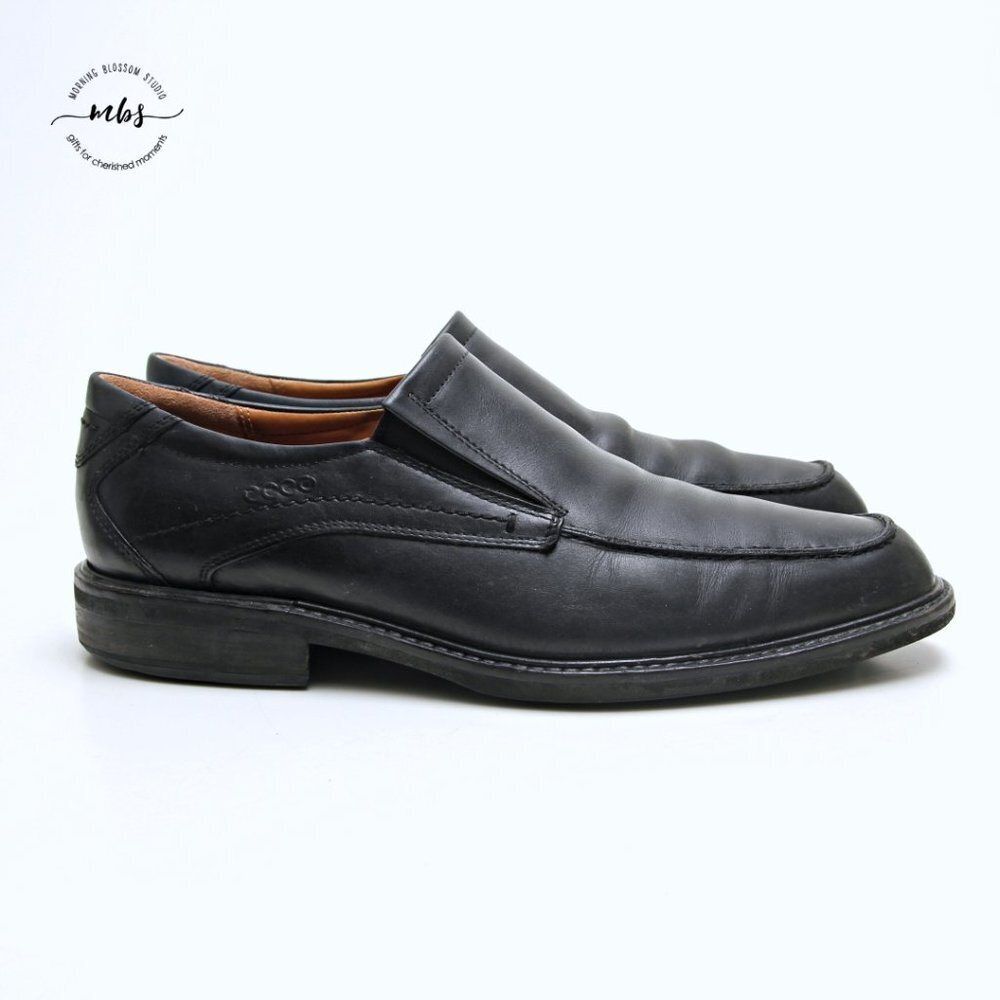 Ecco Men's Classic Loafers in Black Men Size 10